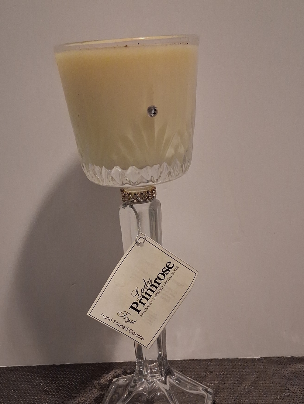 Pinkhouse Candle in Cream & Clear NWT